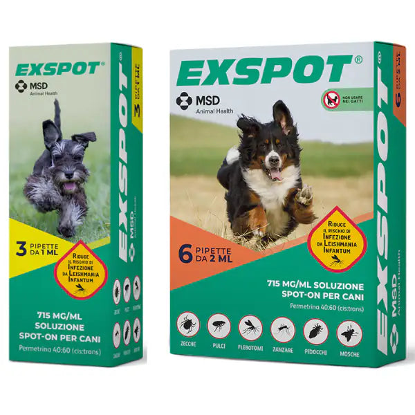 Exspot Spot-On antiparassitario per Cani   bauzaarit.myshopify.com