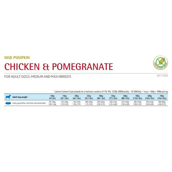 Farmina N&D Grain Free Pumpkin Adult Medium/Maxi Pollo e Melograno   bauzaarit.myshopify.com