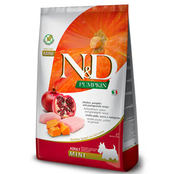 Farmina N&D Grain Free Pumpkin Adult Mini Pollo e Melograno  2,5 kg bauzaarit.myshopify.com