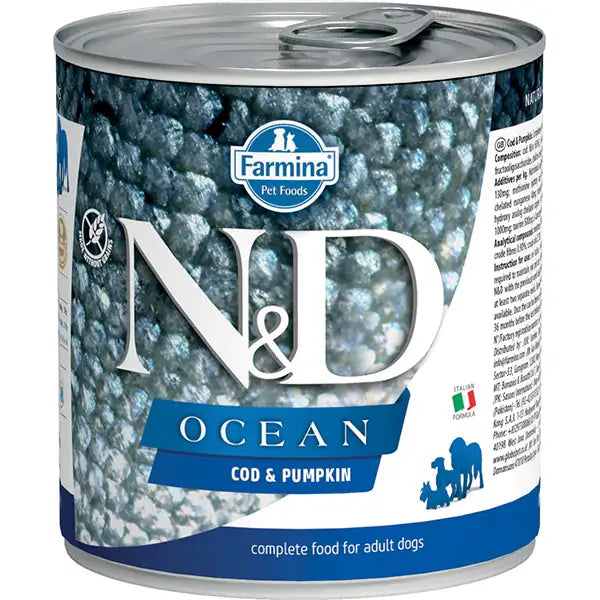 Farmina N&D Ocean Canine Umido 285 gr  Merluzzo bauzaarit.myshopify.com
