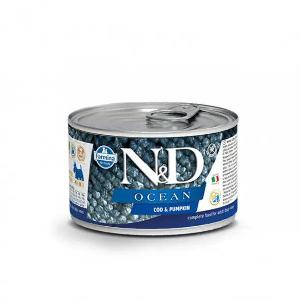 Farmina N&D Ocean Dog Mini 140 gr  Merluzzo e zucca bauzaarit.myshopify.com
