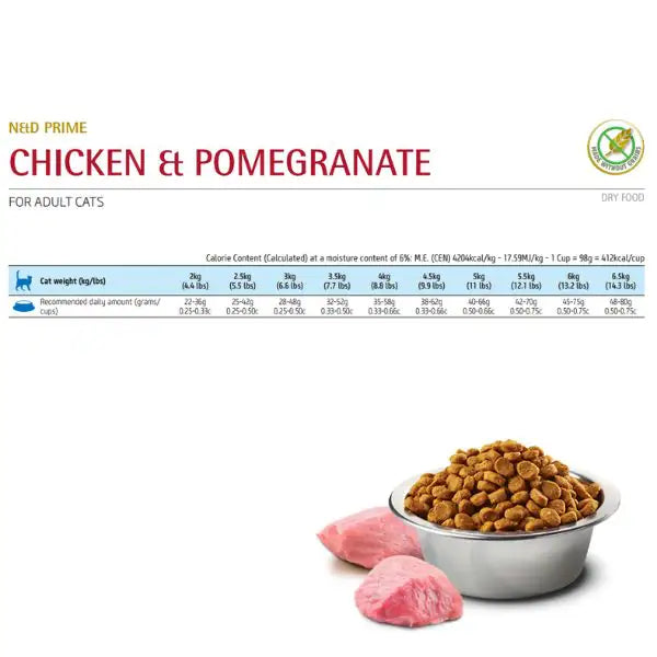 Farmina N&D Prime Feline Grain Free Adult Pollo e Melograno   bauzaarit.myshopify.com