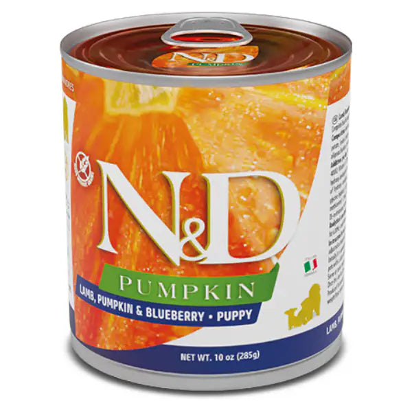 Farmina N&D Pumpkin Canine Puppy Umido Grain Free 285 gr  Agnello e Mirtilli bauzaarit.myshopify.com