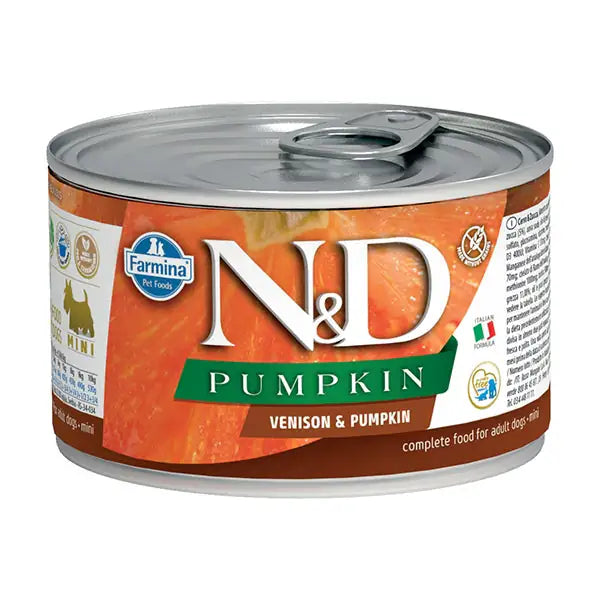 Farmina N&D Pumpkin Canine formula Mini 140 gr   bauzaarit.myshopify.com