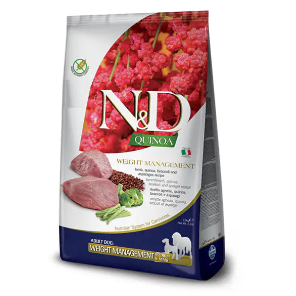 Farmina N&D Quinoa Canine Weight Management Adult Medium/Maxi Agnello  7 kg bauzaarit.myshopify.com