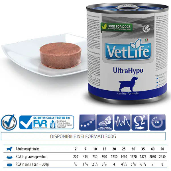 Farmina Vet Life Canine UltraHypo Wet Food 300 gr   bauzaarit.myshopify.com