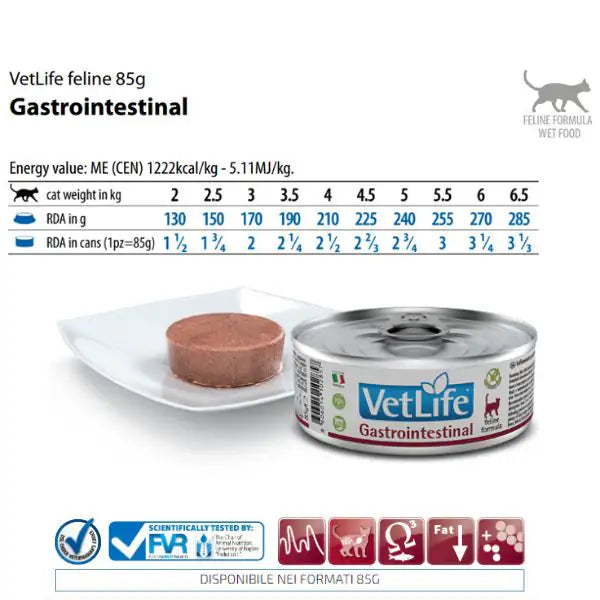 Farmina Vet Life Feline Gastro Intestinal   bauzaarit.myshopify.com