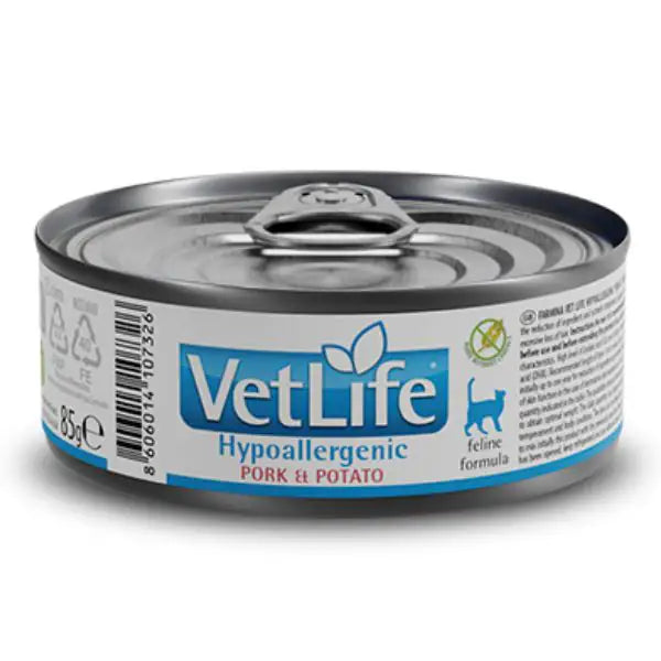 Farmina Vet Life Feline Hypoallergenic Patè Diet 85 gr   bauzaarit.myshopify.com