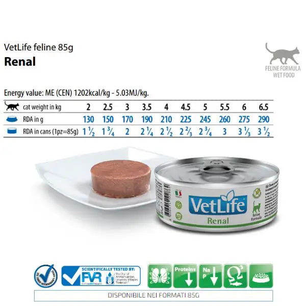 Farmina Vet Life Feline Renal   bauzaarit.myshopify.com