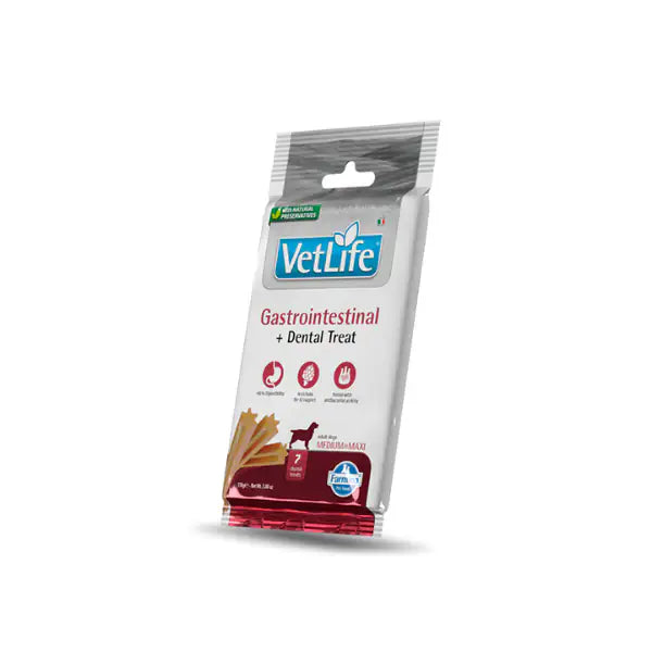 Farmina Vet Life Gastrointestinal snack dentali per cani Adult Medium/Large 100 gr   bauzaarit.myshopify.com