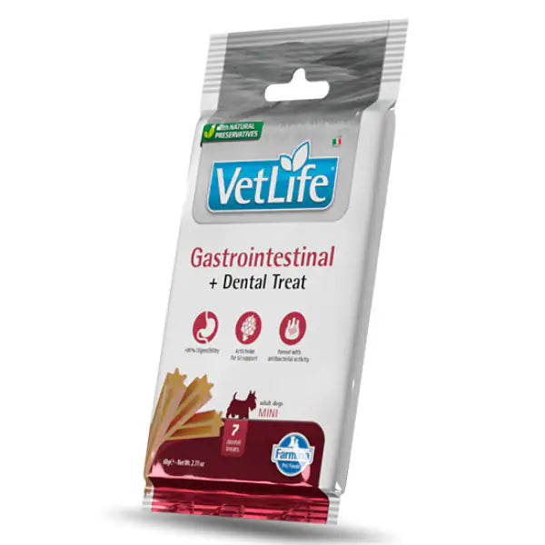 Farmina Vet Life Gastrointestinal snack dentali per cani Adult Mini 60 gr   bauzaarit.myshopify.com