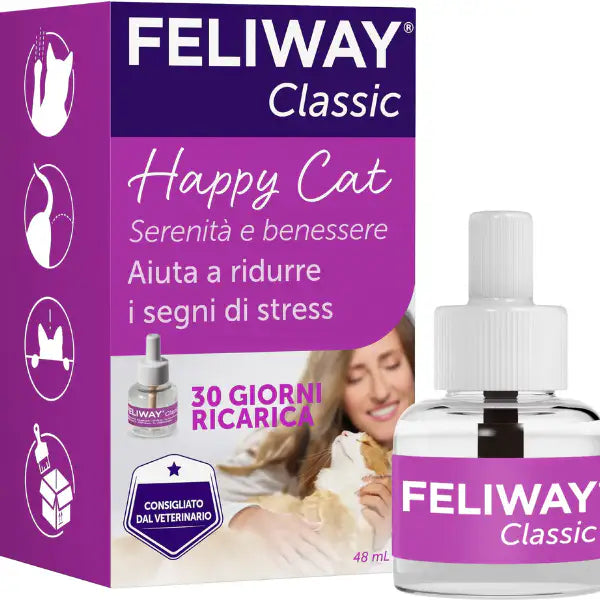 Feliway Classic Ricarica per diffusore ambiente domestico per gatti  48 ml Ricarica Bauzaar.it
