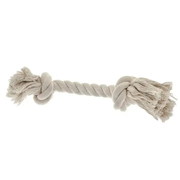 Ferribiella Cotone Dentale a due nodi gioco per cani  25 cm bauzaarit.myshopify.com