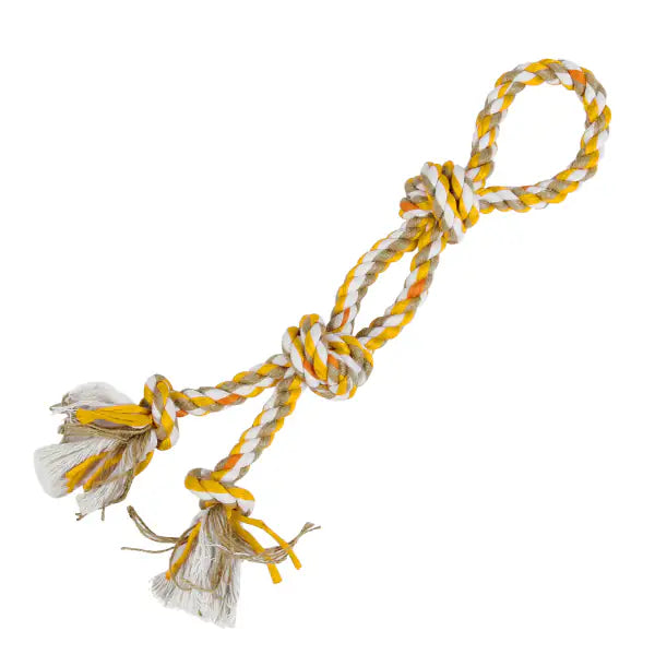 Ferribiella manigliotto in cotone gioco per cani  50 cm bauzaarit.myshopify.com