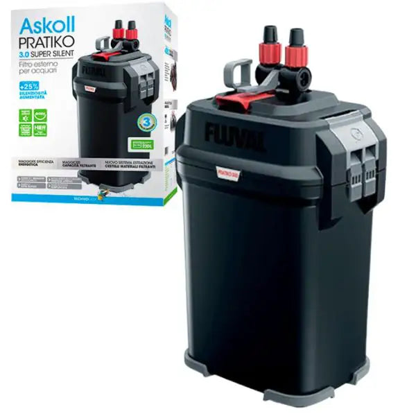 Filtro esterno per Acquari Pratiko 3.0 Super Silent Askoll  Pratiko 200 bauzaarit.myshopify.com