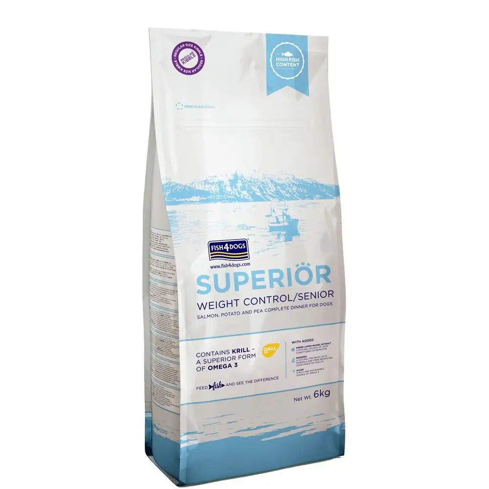 Fish4Dogs Superior Senior Complete Small al Salmone   bauzaarit.myshopify.com