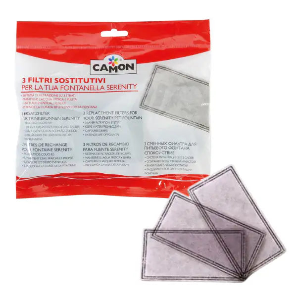 Fontanella automatica Camon  Kit 3 filitri ri di ricambio bauzaarit.myshopify.com