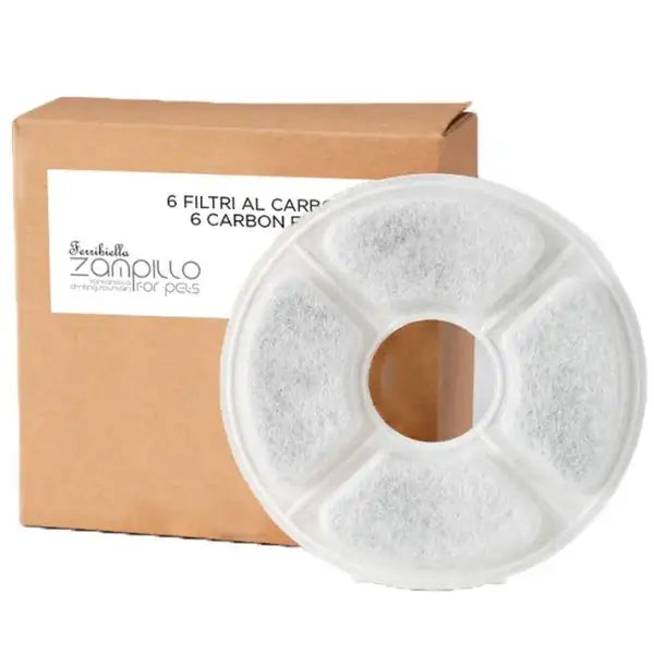 Fontanella automatica Zampillo Ferribiella  Ricambio filtri - 6 pezzi bauzaarit.myshopify.com