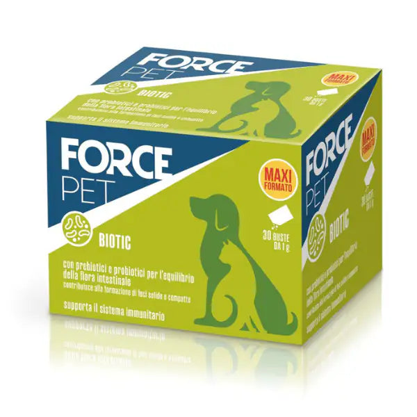 Forcepet Biotic integratore per la flora intestinale  30 bustine da 1 gr Bauzaar.it