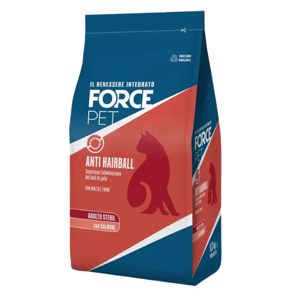 Forcepet Cat Adult Sterilised Anti Hairball eliminazione boli di pelo Salmone   Bauzaar.it