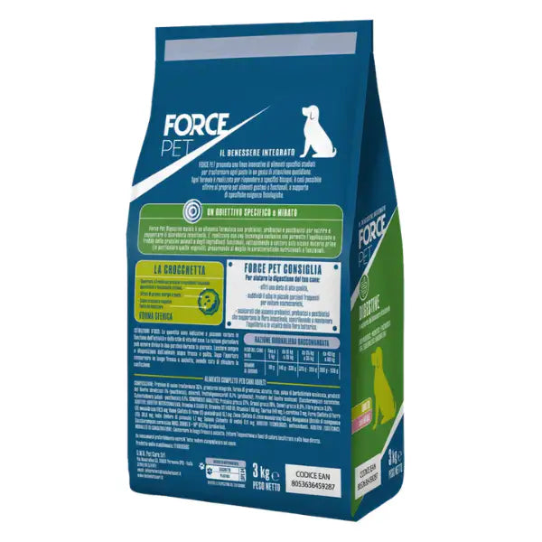 Forcepet Dog Adult Digestive supporto flora intestinale Maiale   Bauzaar.it