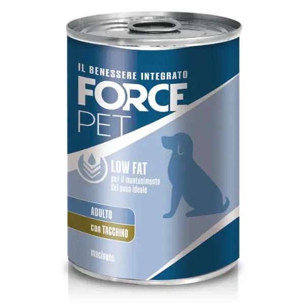 Forcepet Dog Adult Low Fat gestione del peso Macinato 400 gr   Bauzaar.it