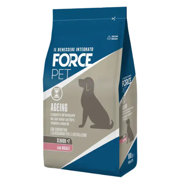 Forcepet Dog Senior 7+ Ageing benessere generale cani anziani Maiale   Bauzaar.it