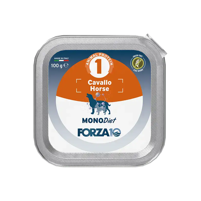 Forza10 Diet Solo patè monoproteico per cani 100 gr  Cavallo dall'Islanda Bauzaar.it