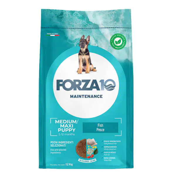 Forza10 Maintenance Puppy Junior Medium/Large al Pesce  12 kg bauzaarit.myshopify.com