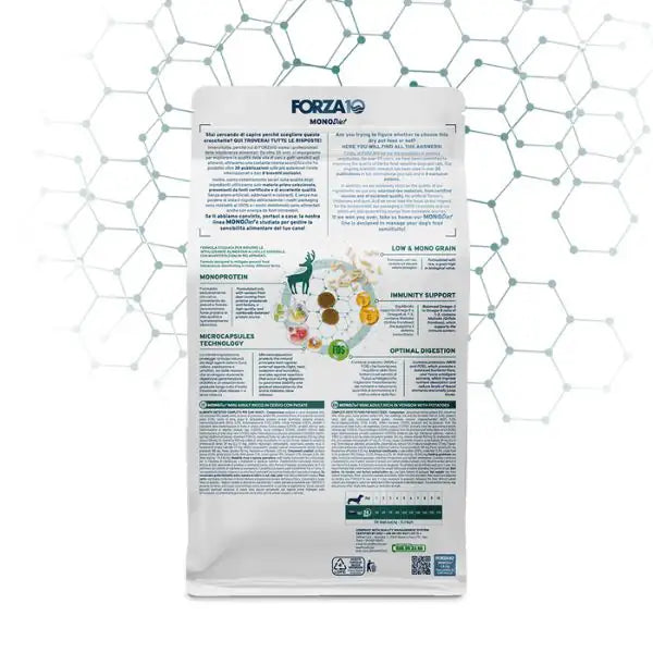 Forza10 MonoDiet Mini Adult Low Grain Hypoallergenic Cervo con patate   bauzaarit.myshopify.com