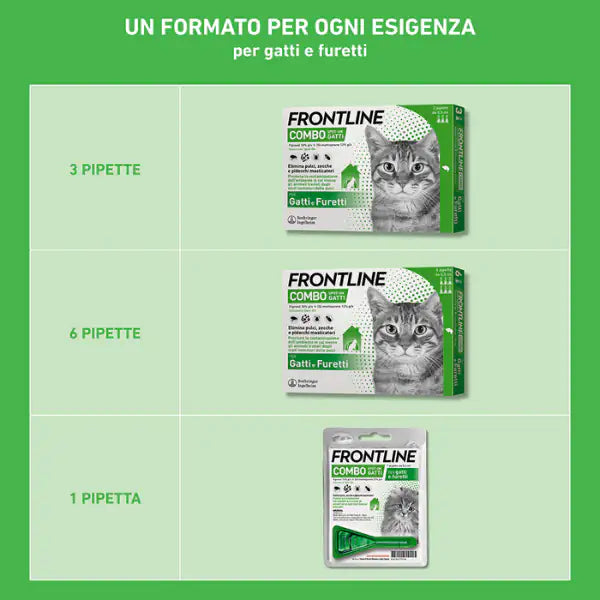 Frontline Combo Spot-On antiparassitario per gatti   bauzaarit.myshopify.com