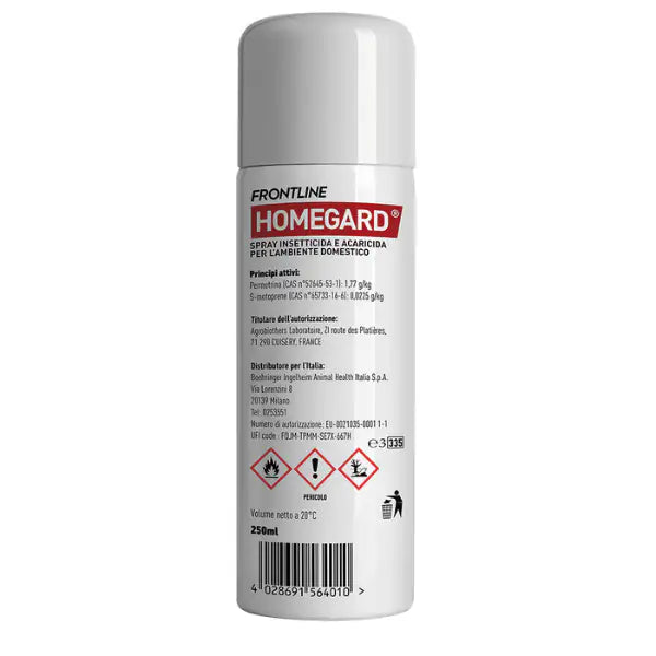 Frontline Homegard Spray insetticida e acaricida per l’ambiente domestico   bauzaarit.myshopify.com