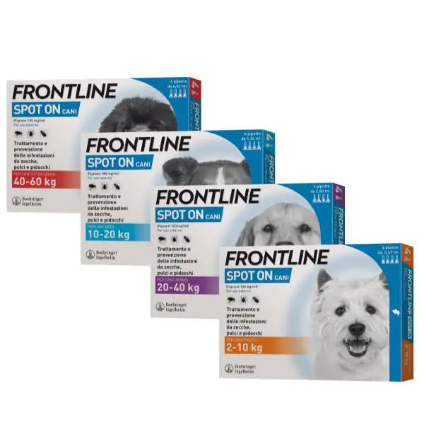 Frontline Spot On Cani antiparassitario per cani   bauzaarit.myshopify.com