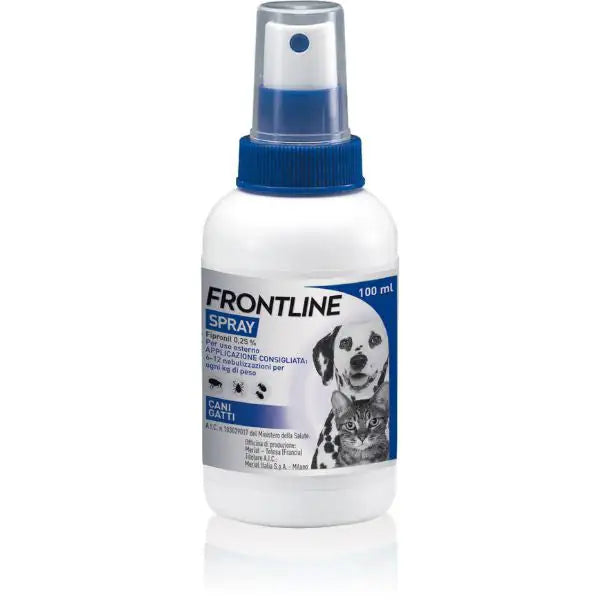 Frontline Spray antiparassitario Protezione cane e gatto  100 ml bauzaarit.myshopify.com