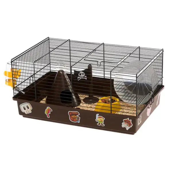 Gabbia per criceti con adesivi Ferplast  Pirates bauzaarit.myshopify.com