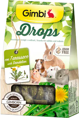 Gimbi Drops Snack per roditori Grain Free 50 gr  Tarassaco bauzaarit.myshopify.com