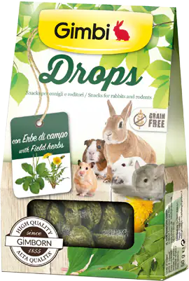 Gimbi Drops Snack per roditori Grain Free 50 gr   bauzaarit.myshopify.com