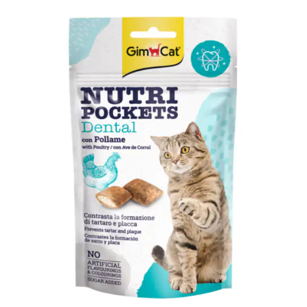 Gimcat Nutripockets Dental  60 gr bauzaarit.myshopify.com