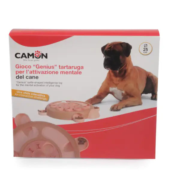Gioco attivazione mentale per cane Genius tartaruga per cane 25 cm Camon  25 cm bauzaarit.myshopify.com