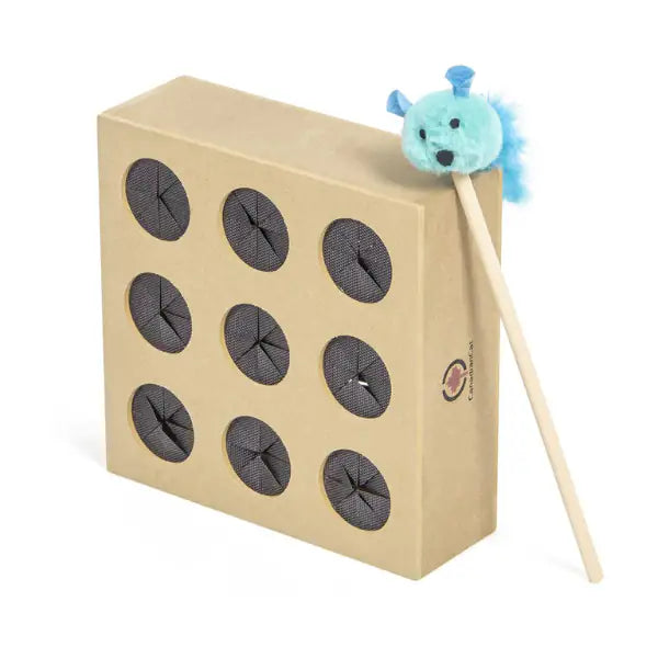 Gioco di abilità per gatti cattura il topo in robusto legno CanadianCat   bauzaarit.myshopify.com