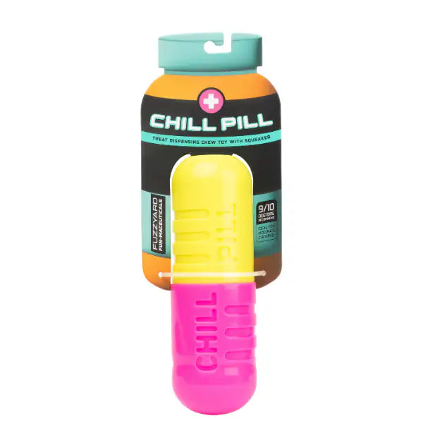Gioco interattivo per cani FuzzYard Interactive Chew Toy  Pillolone con squeaker bauzaarit.myshopify.com