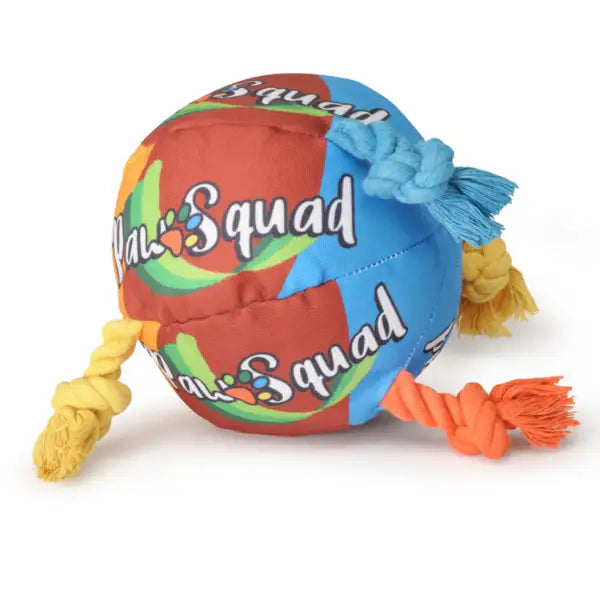 Gioco palla con corde e squeaker Play Puff Camon   Bauzaar.it