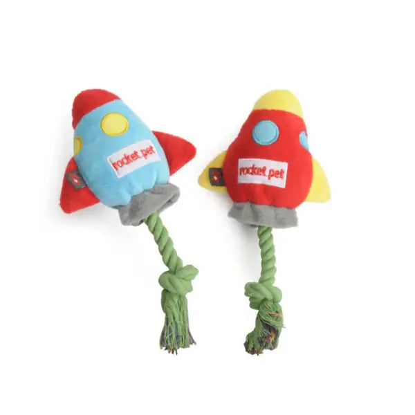 Gioco per cane razzo con squeaker 20 cm Camon   bauzaarit.myshopify.com