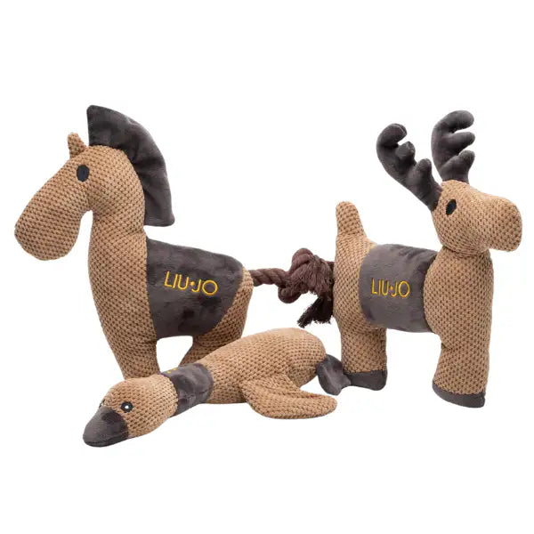 Gioco per cani texture nido d'ape con inserti in peluche Liu Jo Pets   Bauzaar.it