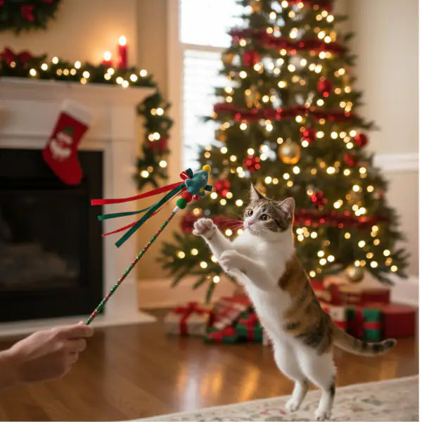 Gioco per gatti cannetta Xmas Tree Croci   bauzaarit.myshopify.com