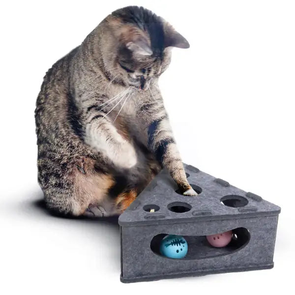 Gioco per gatti dall'intrattenimento prolungato in feltro CanadianCat   bauzaarit.myshopify.com