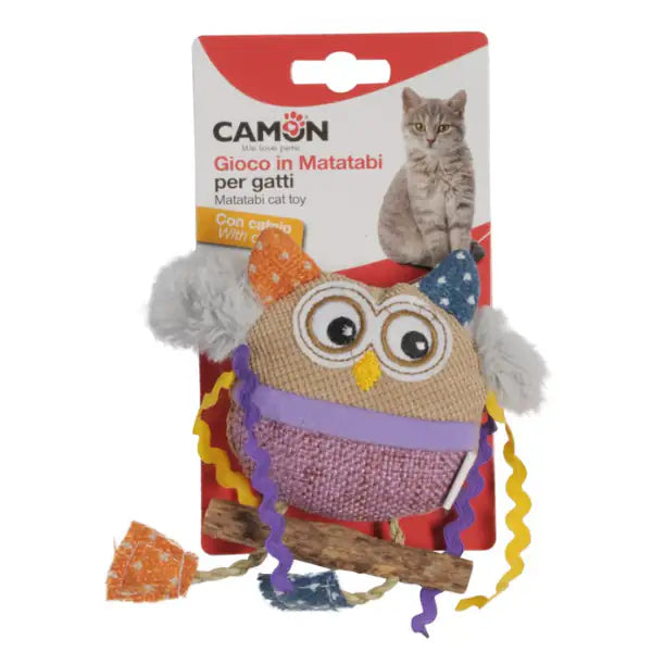 Gioco per gatti in Matatabi con Catnip Camon  Gufo bauzaarit.myshopify.com