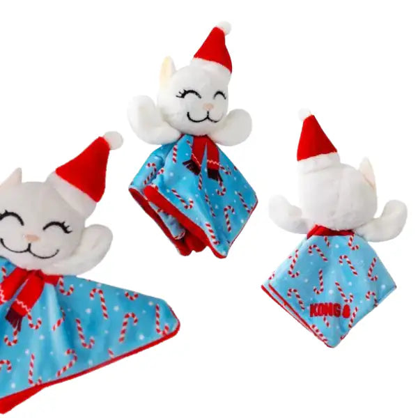 Gioco per gatti in peluche con erba gatta Crackles Santa Kitty Kong   bauzaarit.myshopify.com