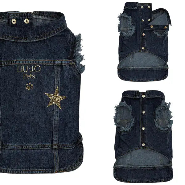 Giubbotto per cani Denim in jeans Liu Jo Pets   Bauzaar.it