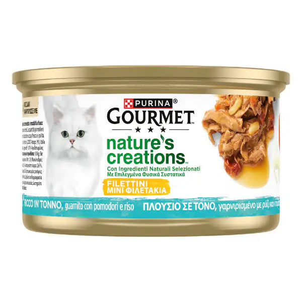 Gourmet Nature's Creations 85 gr  Tonno, pomodori e riso bauzaarit.myshopify.com